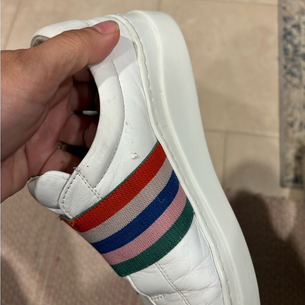 Boden Isabel Slip On Chunky Multi Stripe Sneakers - Picture 9 of 10